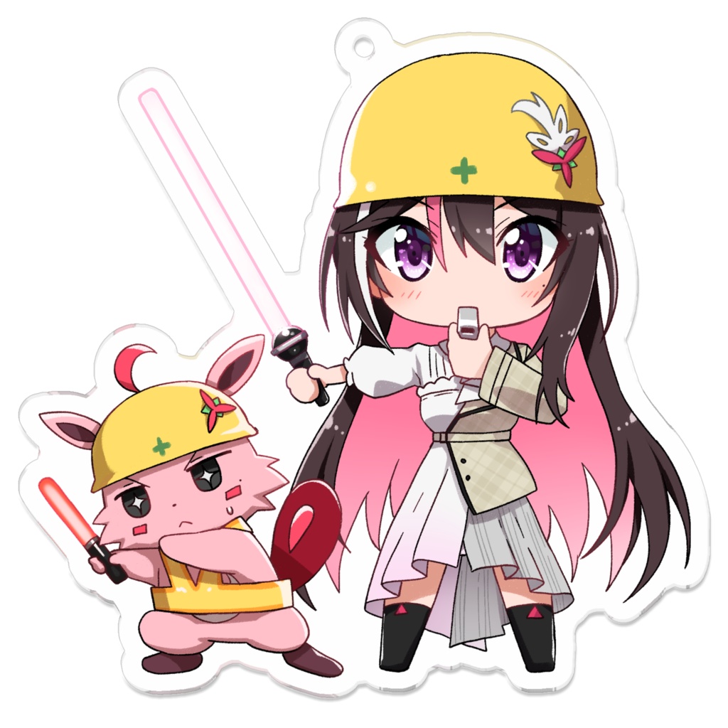 交通整理AZKi アクリルキーホルダー