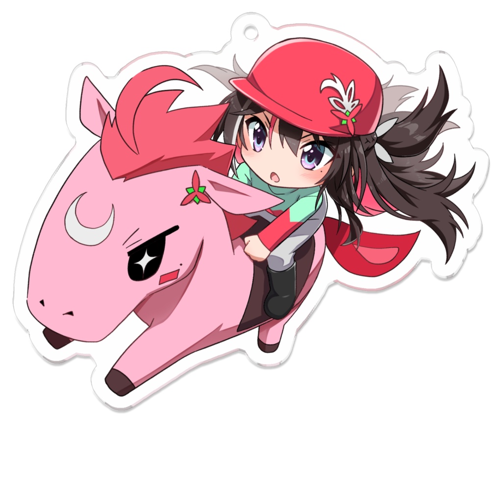 ソリティ馬AZKi アクリルキーホルダー