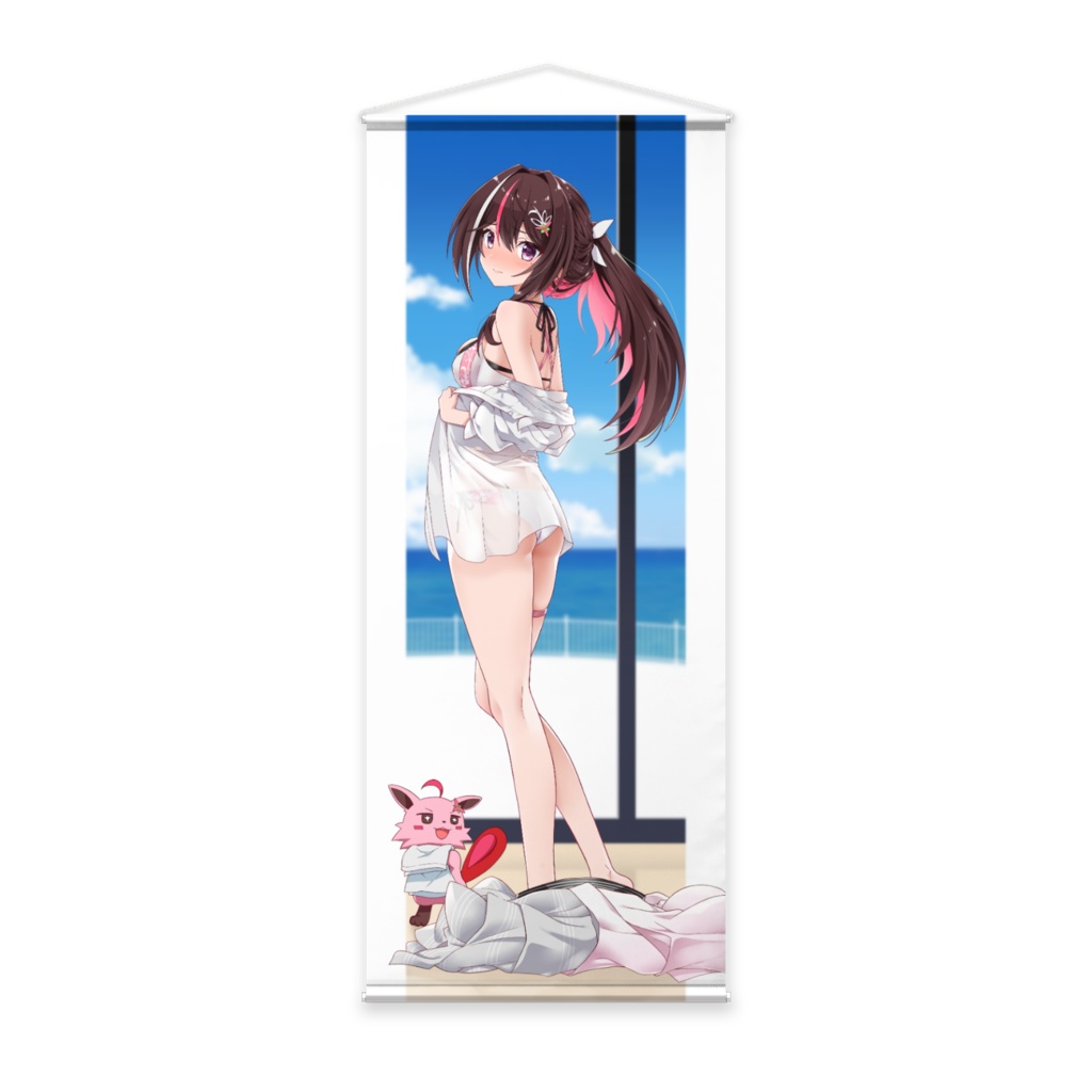 みずきち等身大タペストリー