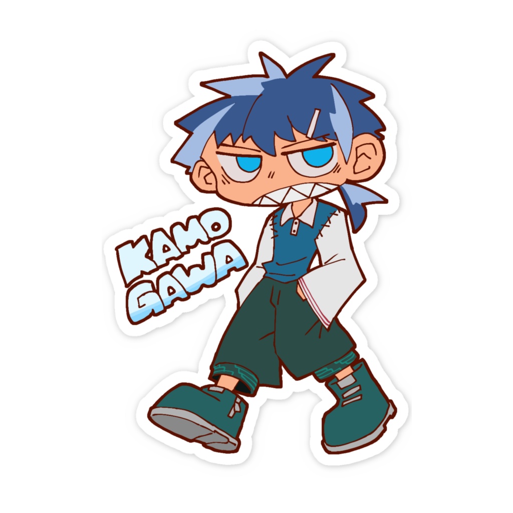 旧カモガワ・ステッカ〜