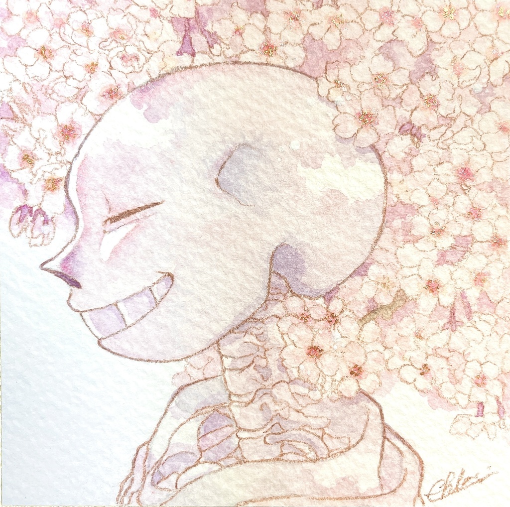 サンズ🌸　ミニ色紙