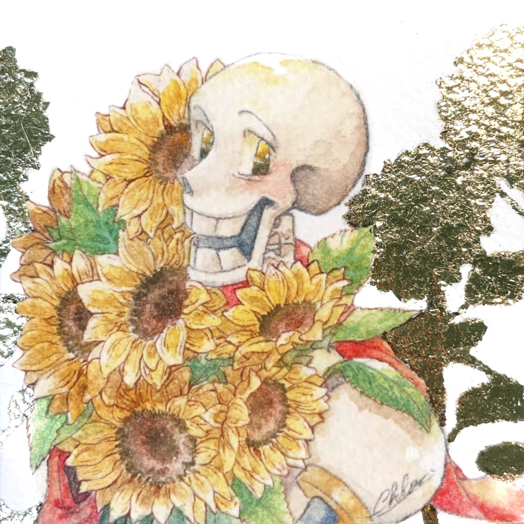 パピルス🌻 ミニ色紙