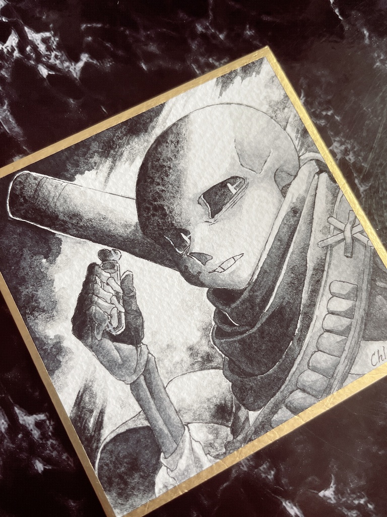 インク 一色 ミニ色紙