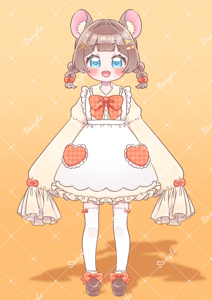 【限定1点】こねずみちゃん(Ver.1.2.3対応)【IRIAM立ち絵】