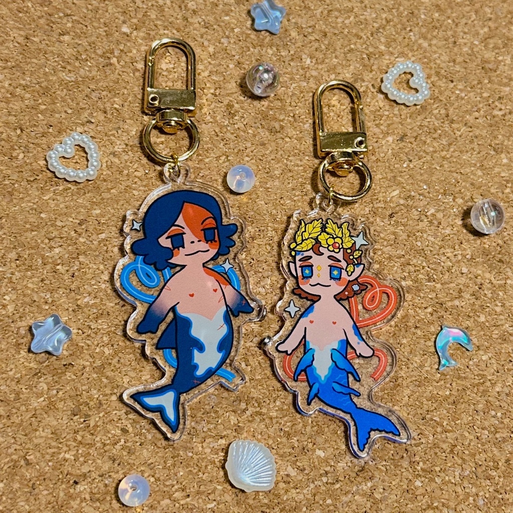 人魚アクキー
