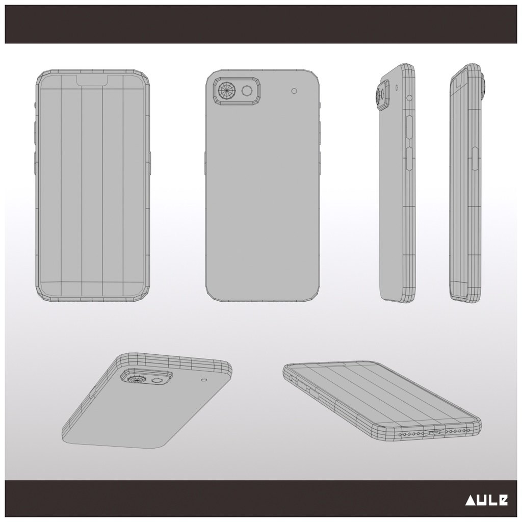 【VRC・Unityアセット】掴んで出し入れスマホ【7カラー】