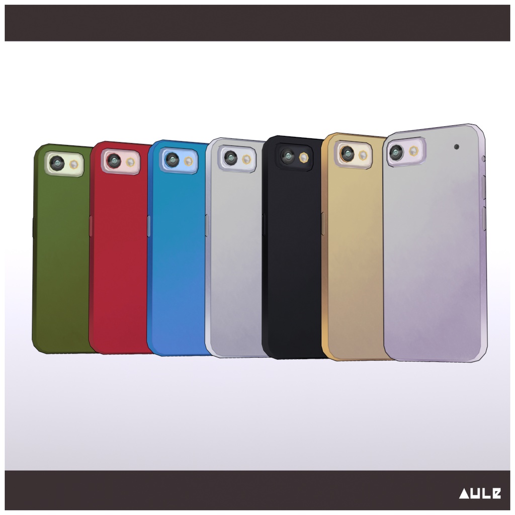 【VRC・Unityアセット】掴んで出し入れスマホ【7カラー】