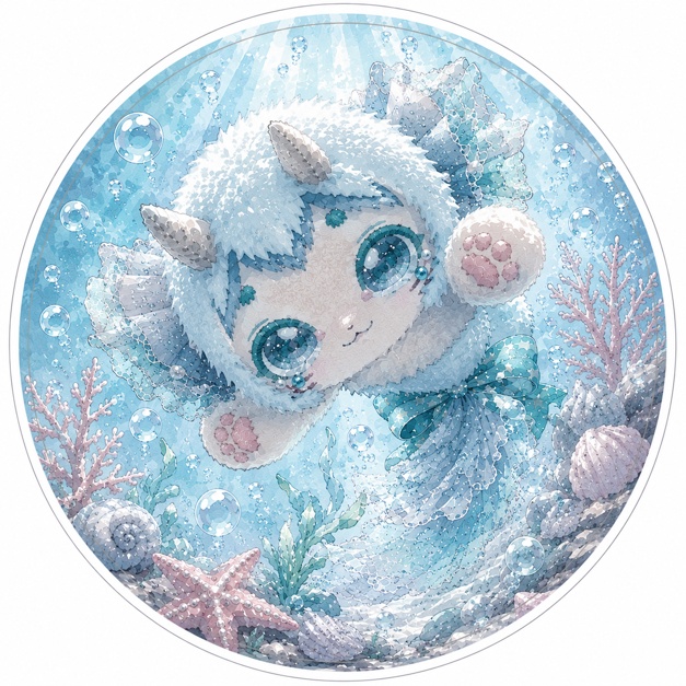 季節展示ステッカー【夏季限定・浅海域】