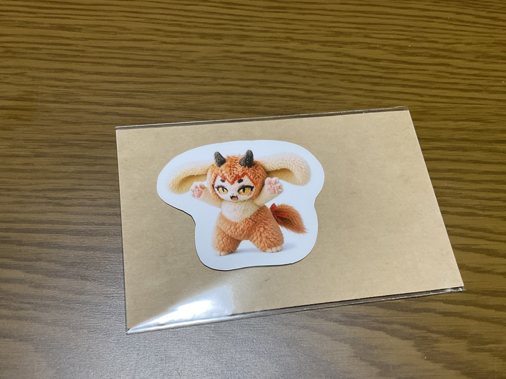 展示個体ステッカー【威嚇ラパン】