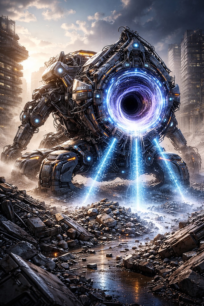 未来の瓦礫処理重機