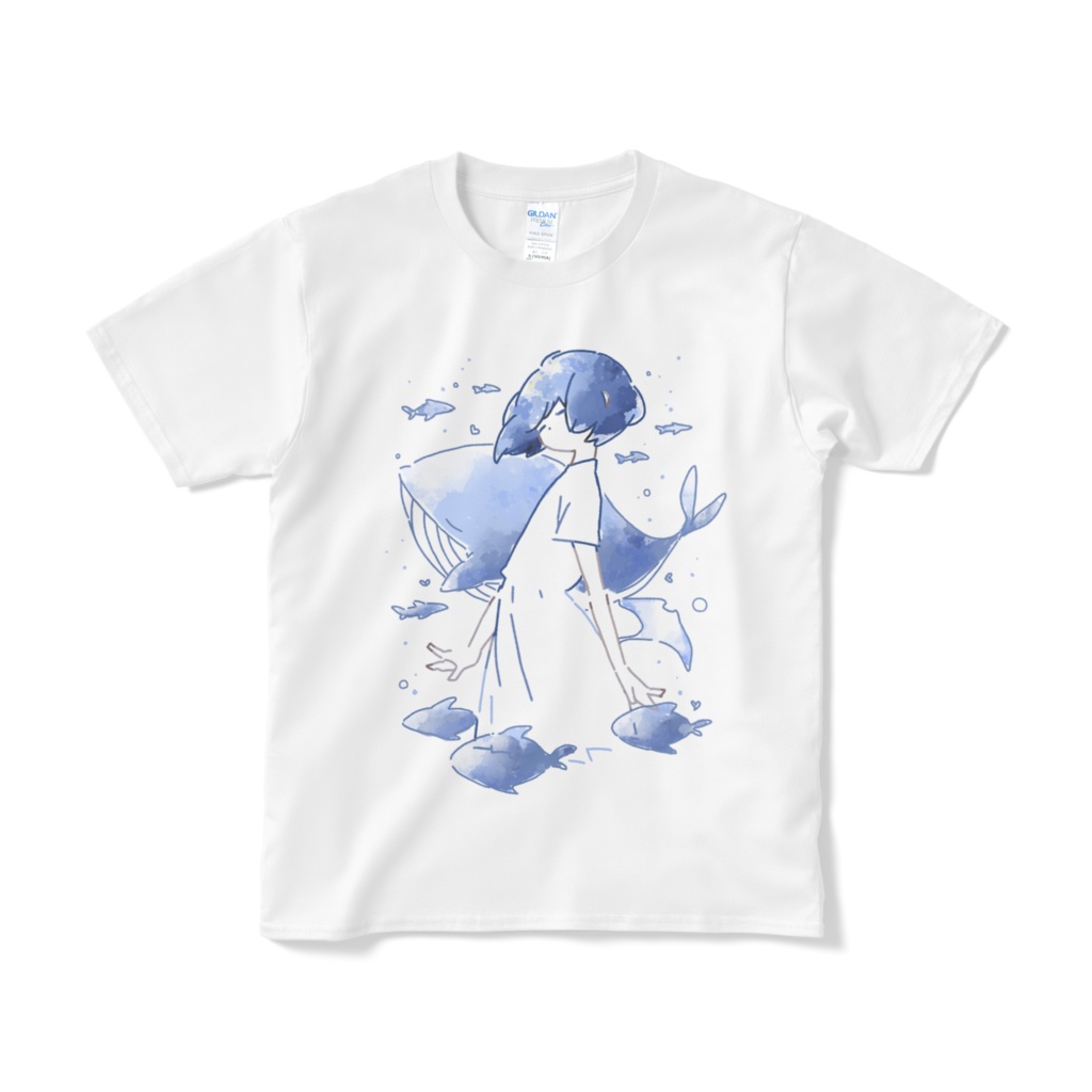 Tシャツ〈海-ブルー〉