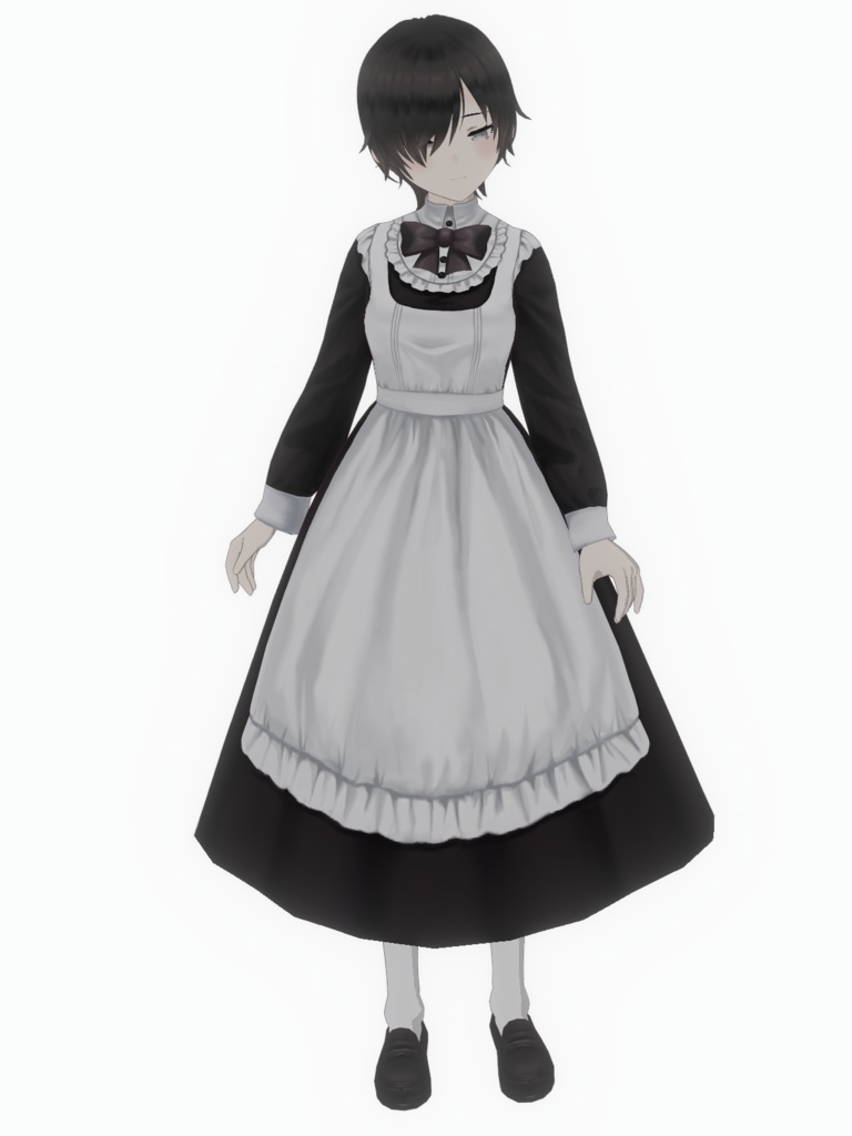 【正式版対応】クラシックメイド服【Vroid用テクスチャ】