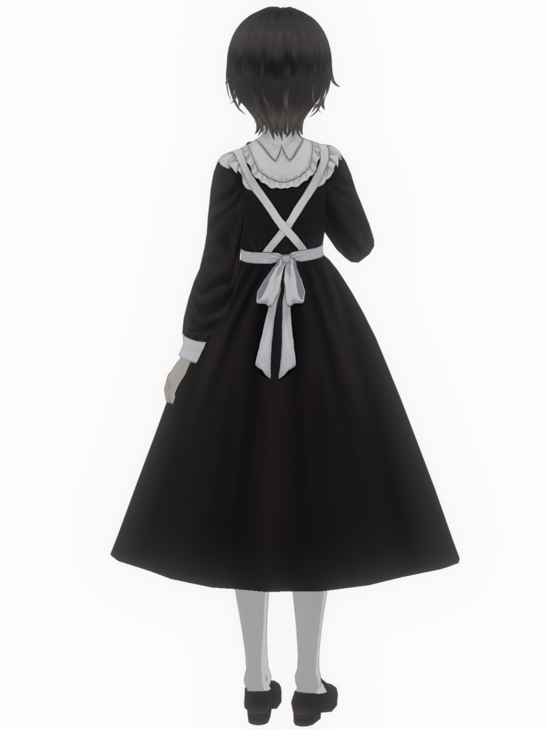 【正式版対応】クラシックメイド服【Vroid用テクスチャ】