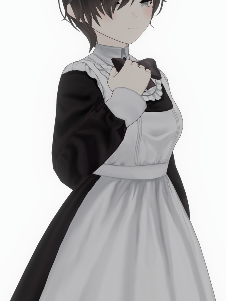 【正式版対応】クラシックメイド服【Vroid用テクスチャ】