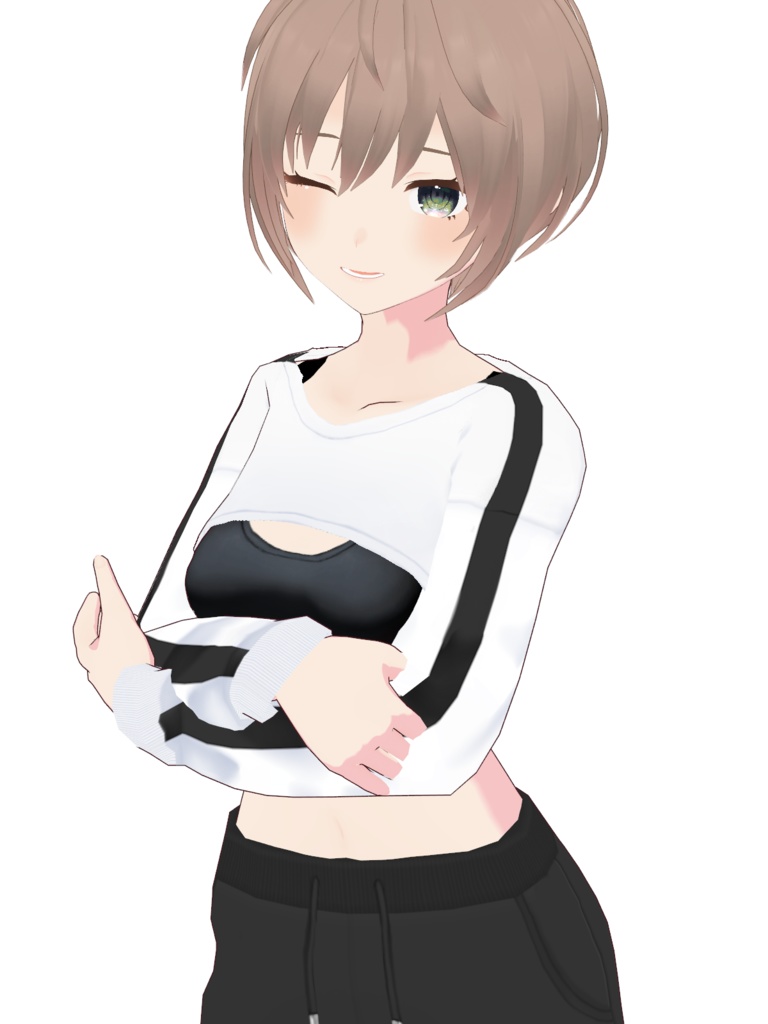 【正式版対応】スポーティスウェットセット【Vroid用テクスチャ】