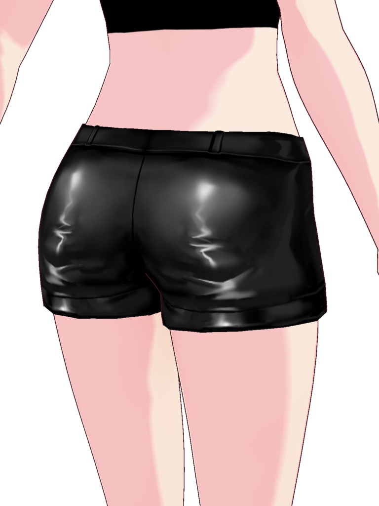 【Vroid用テクスチャ】シンプルショートパンツ
