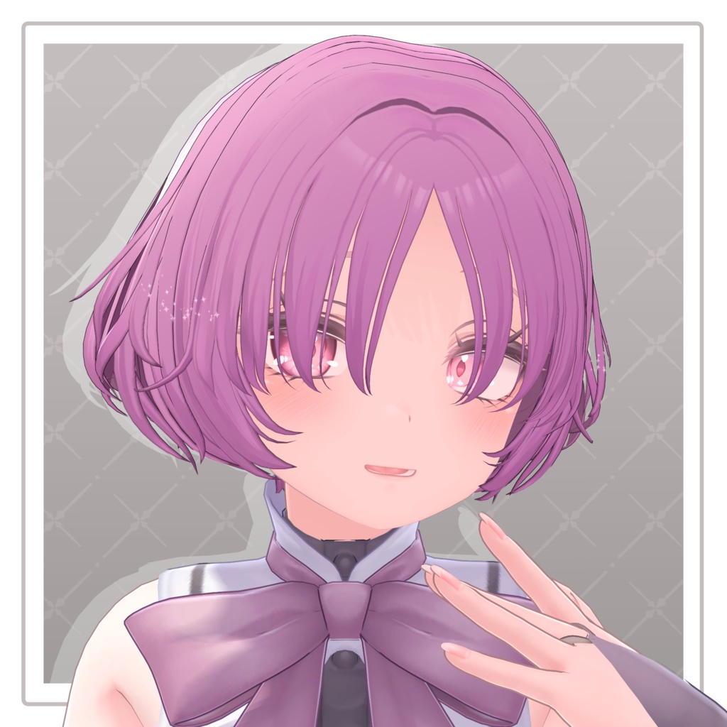 【VRChat Hair】ふわふわショートボブ【8アバター対応】