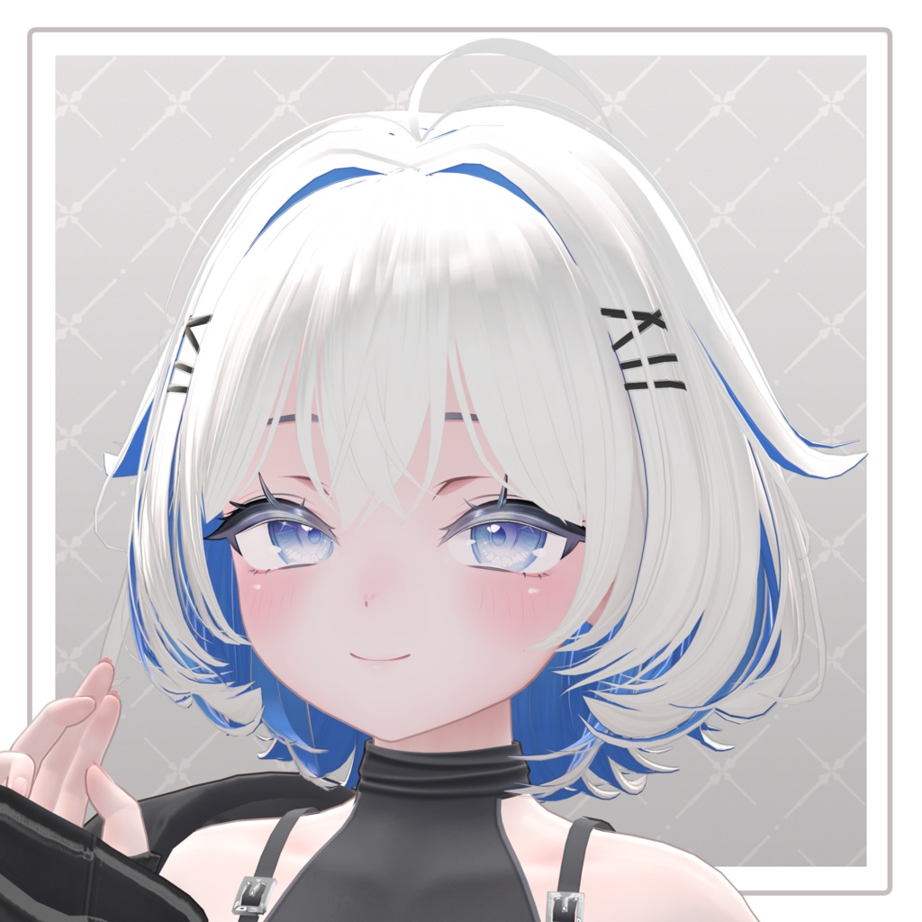 【VRChat Hair】ぴょこぴょこミディボブ【12アバター対応】