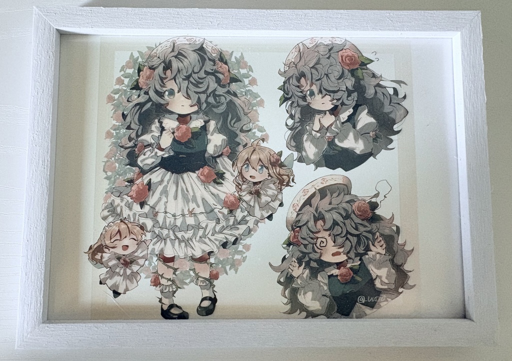 イラスト写真プリント(フレーム付き)
