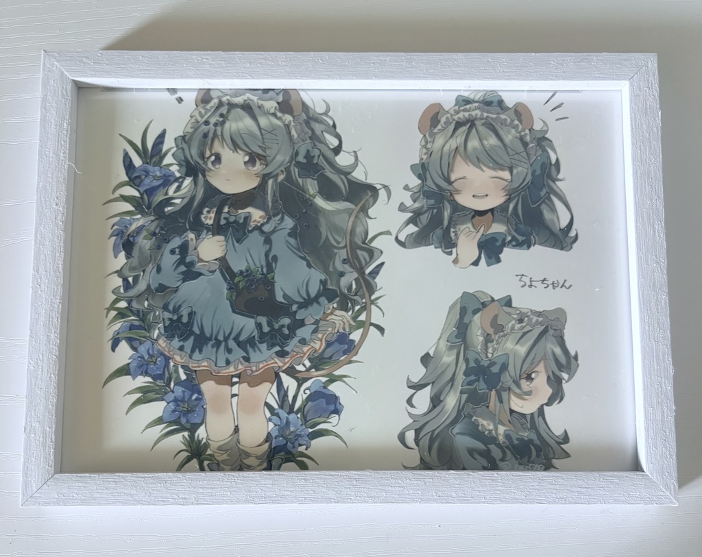 イラスト写真プリント(フレーム付き)
