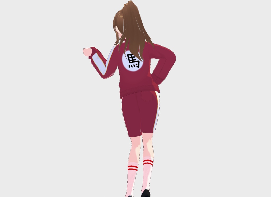 VRoid用/クソださジャージテクスチャ(お試し版)