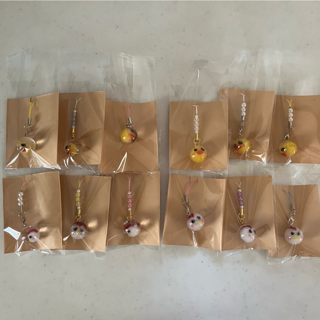羊毛入りストラップ🐣
