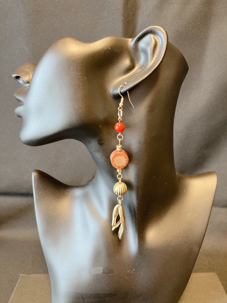 妖古耳飾り【神の手】