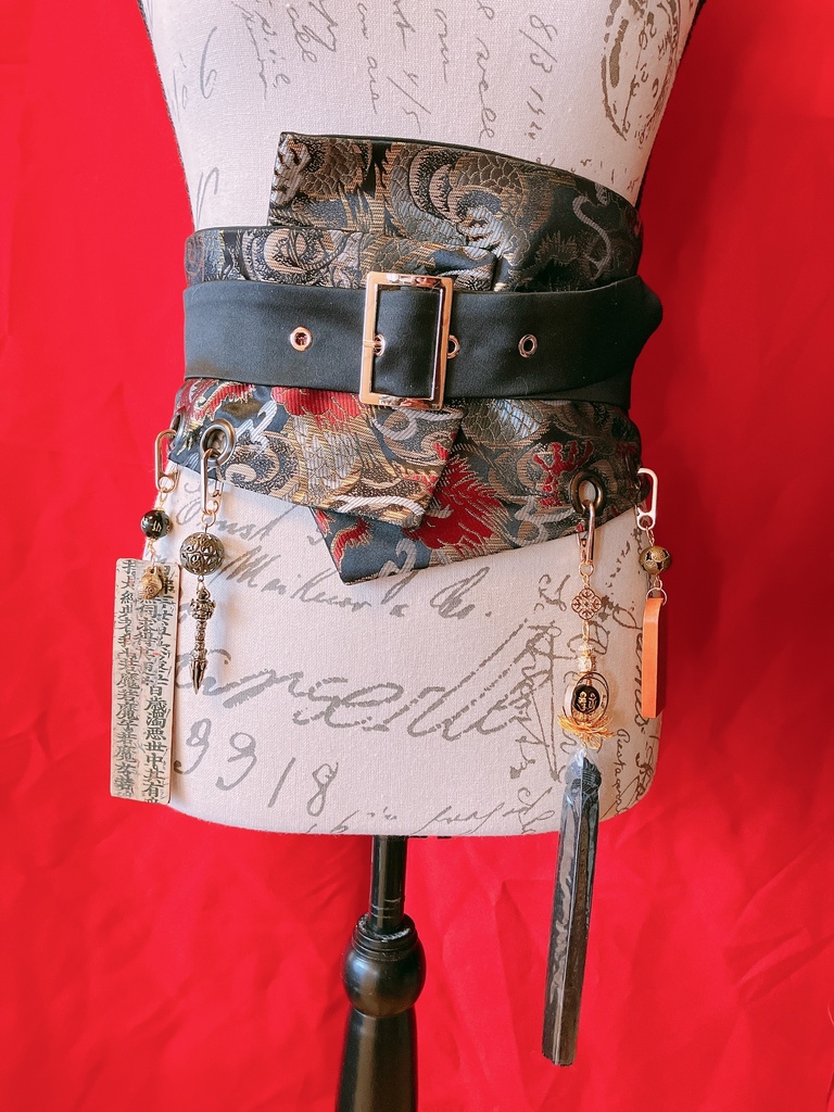 妖古アジアンゴシック着物ベルト