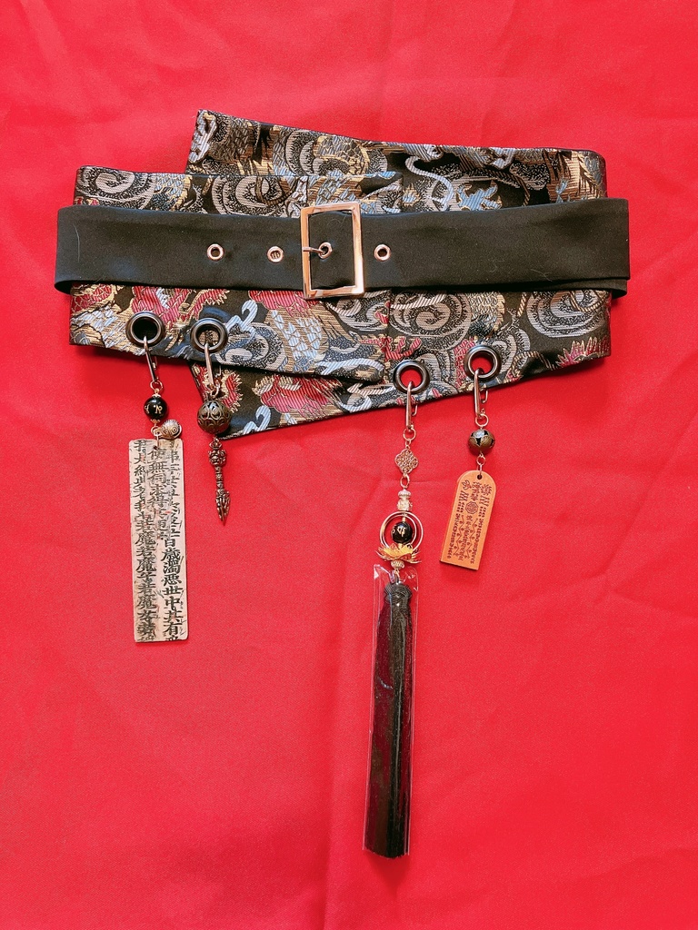 妖古アジアンゴシック着物ベルト