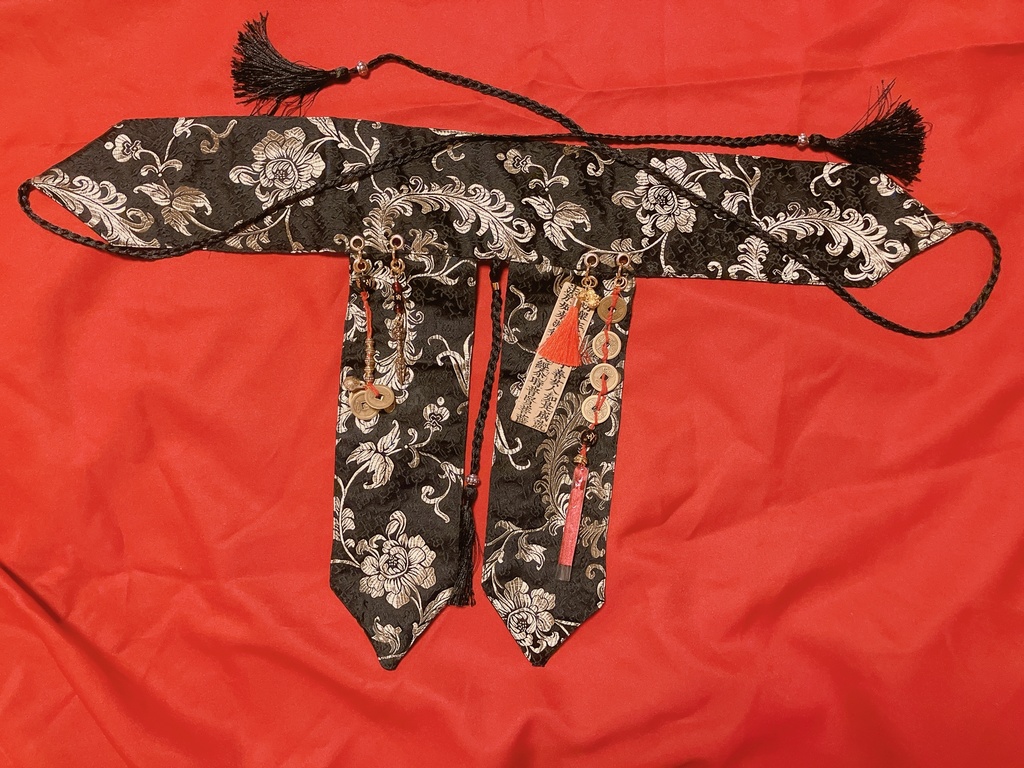 妖中華風帯紐ベルト