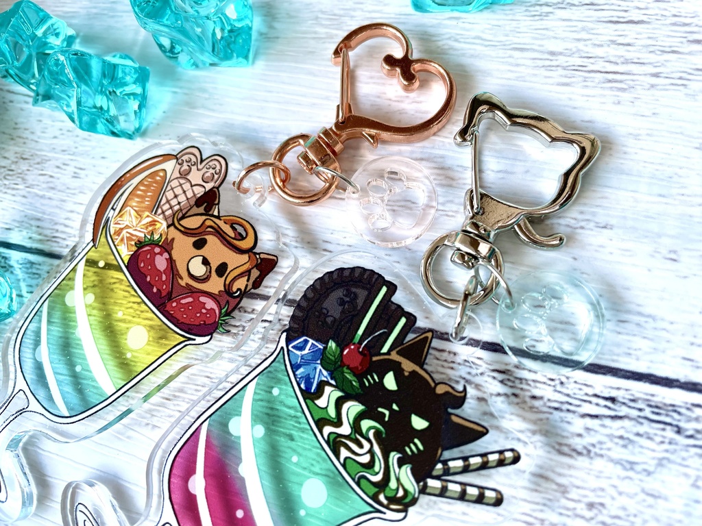 sylvix シルフェリ パフェアクリルキーホルダーセット