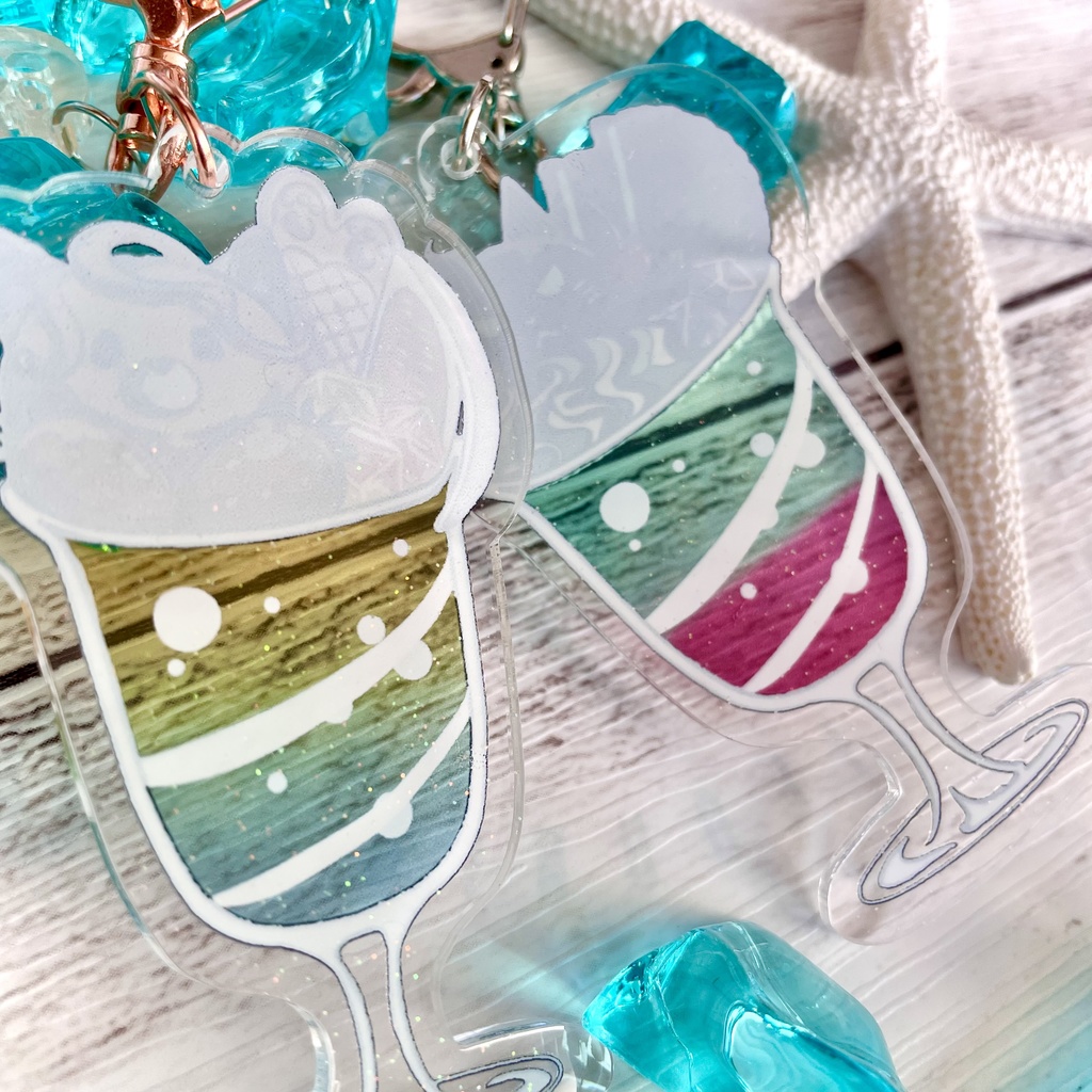 sylvix シルフェリ パフェアクリルキーホルダーセット