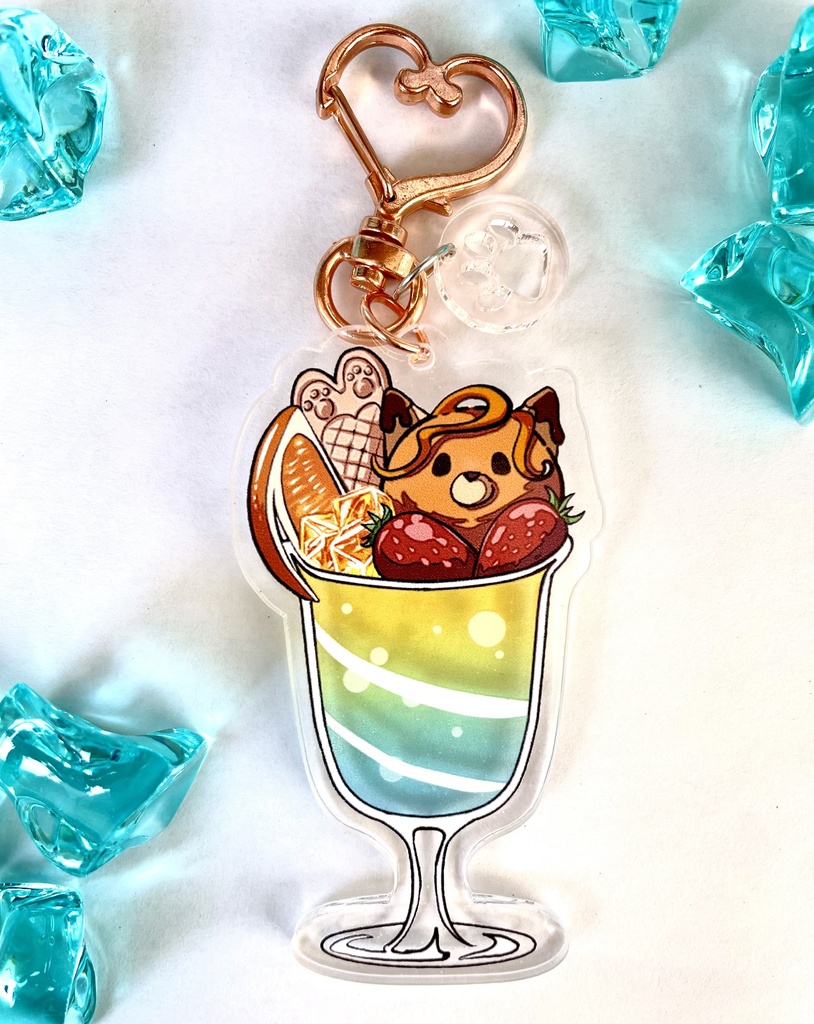 sylvix シルフェリ パフェアクリルキーホルダーセット