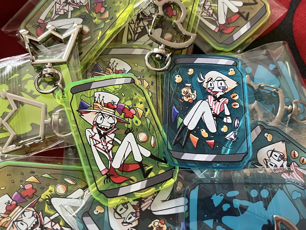 ルシパパ密封アクリルキーホルダー【鬱】