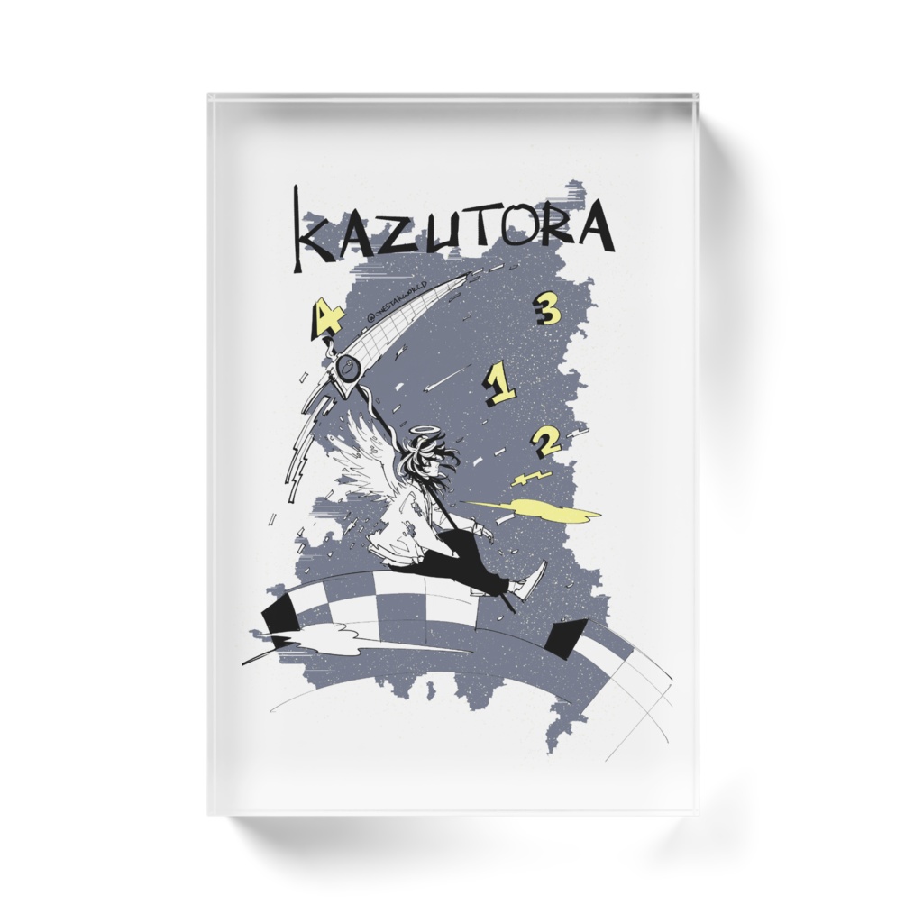 死神とら/アクリルブロック