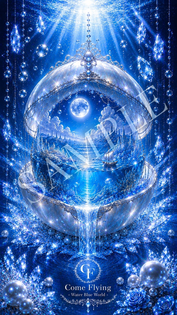 Pearl Ocean World|幻想海世界 スマホ壁紙