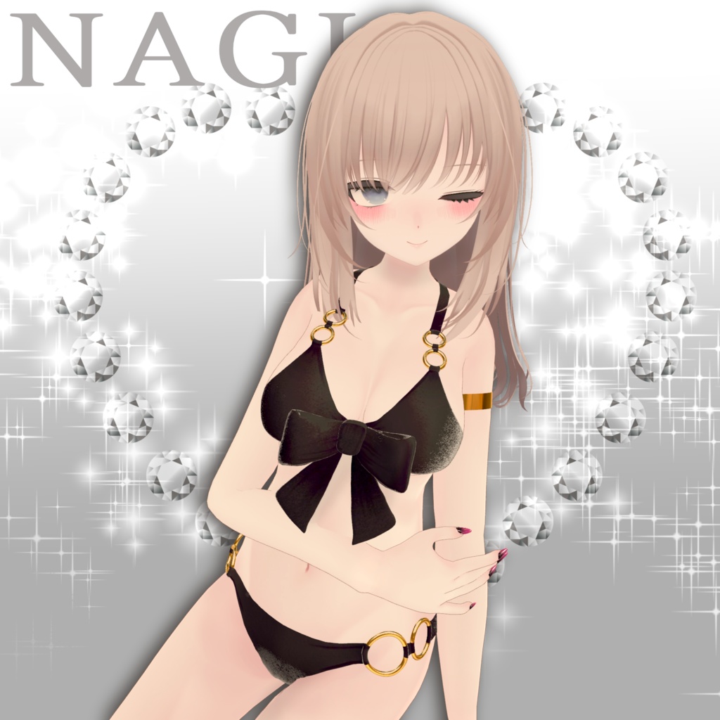 【フルパック販売】Holtemeck♡DecoBikini(ホルターネック♡デコビキニ)