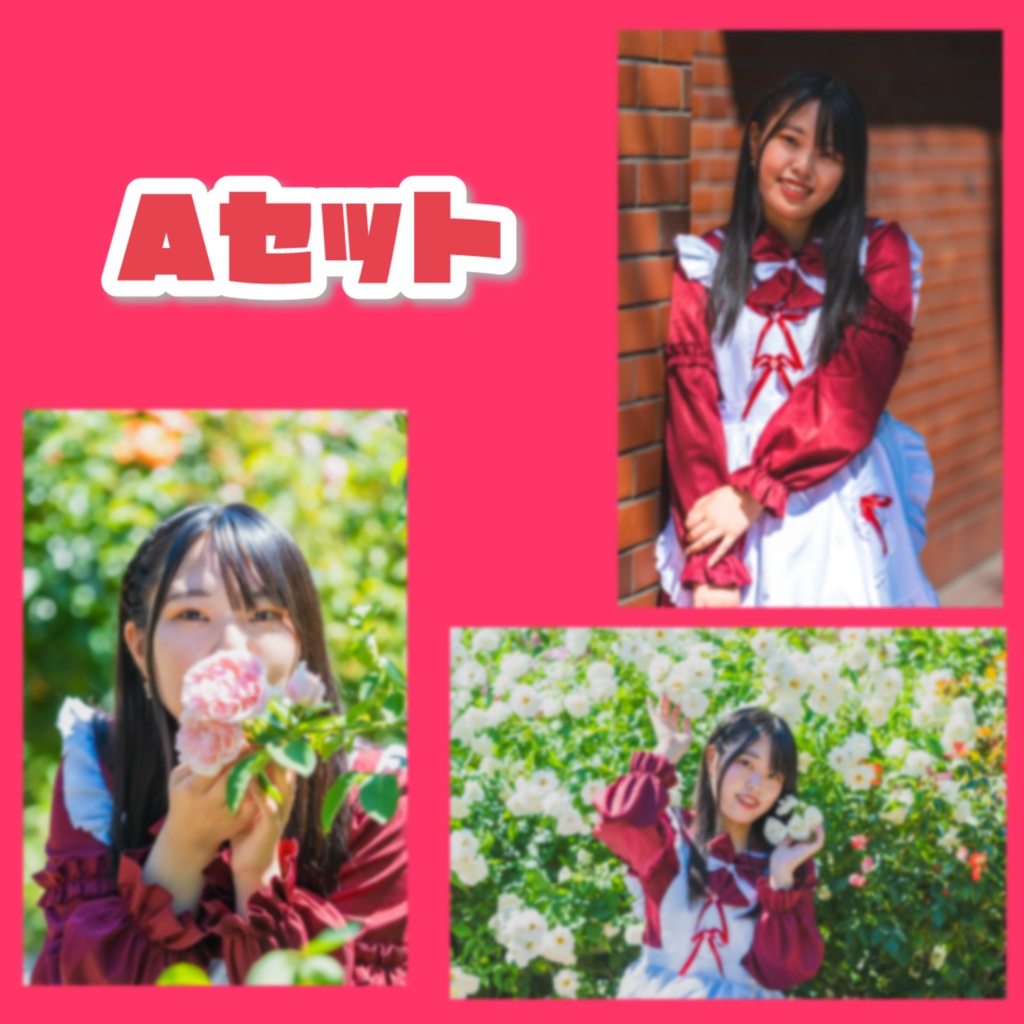 赤メイドのブロマイド