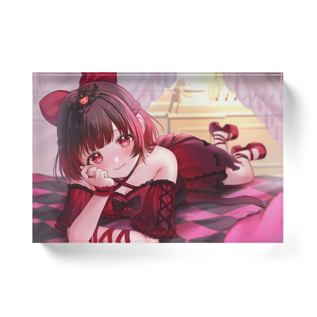 歌ってみたイラストアクリルブロック🎤