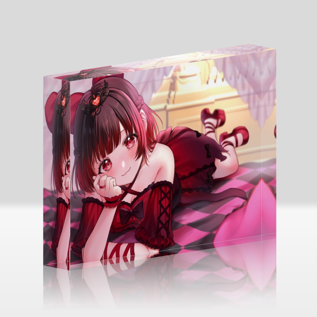 歌ってみたイラストアクリルブロック🎤