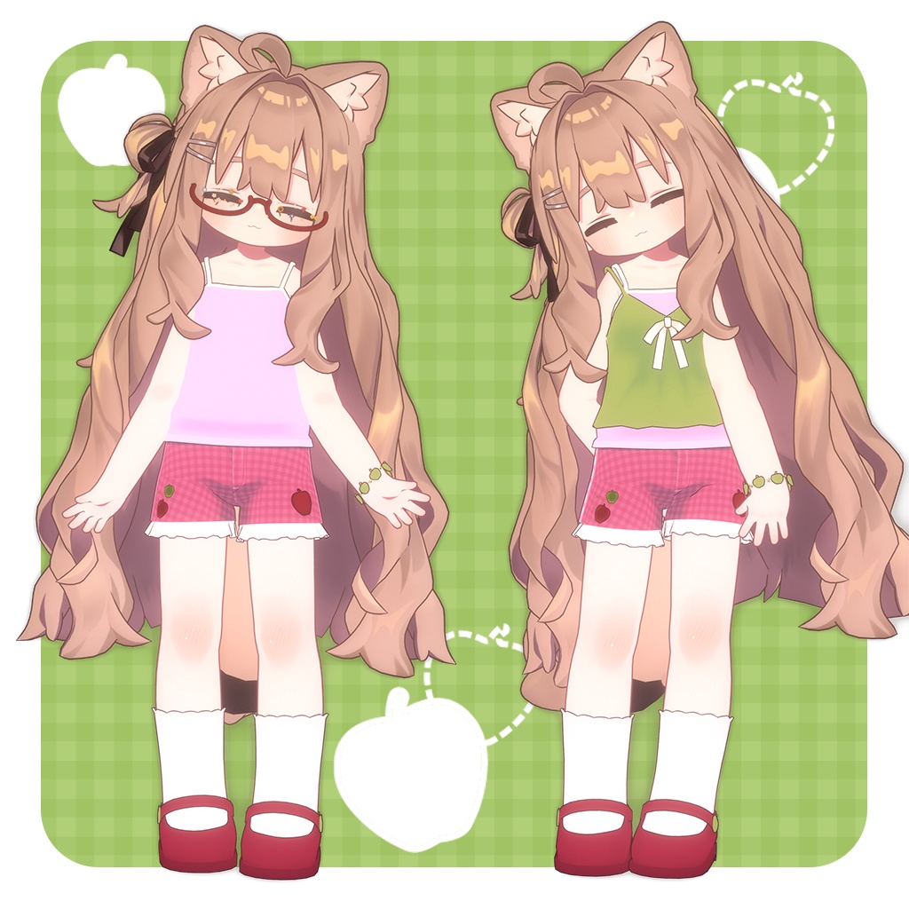 Apple Double Camisole セット【まめふれんず対応】