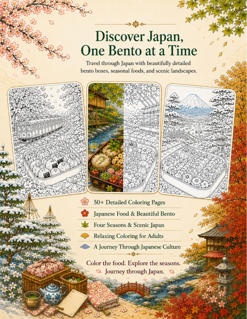 日本各地を巡る!弁当の旅(『Japanese Bento Journey』)