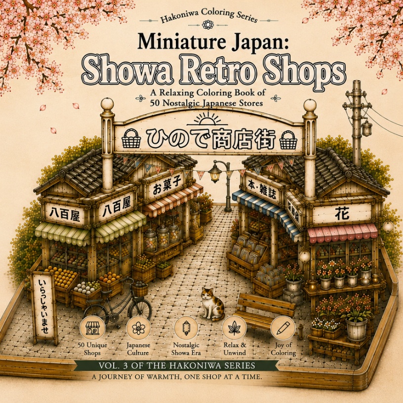 箱庭シリーズ３　懐かしの昭和レトロの店（Miniature Japan: Showa Retro Shops）