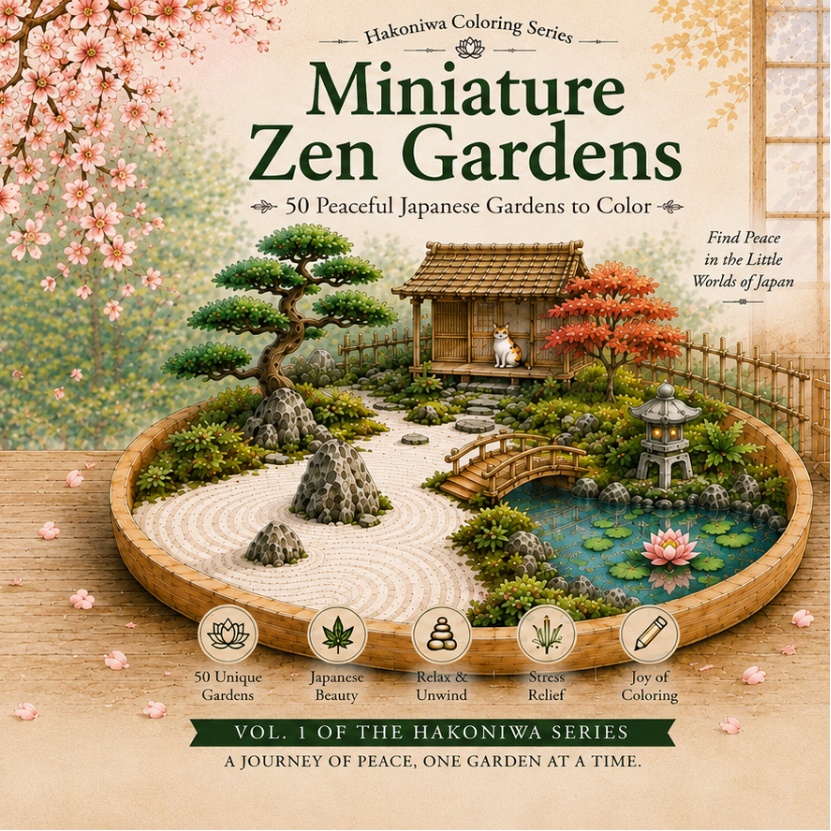 箱庭シリーズ１　癒しの禅庭５０（Miniature Zen Gardens）