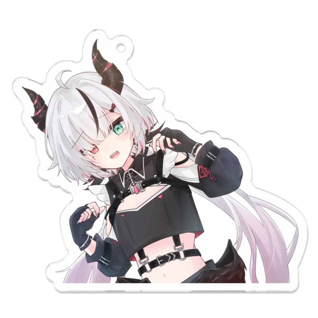 叶方よみ 誕生日アクリルキーホルダー 羽なし