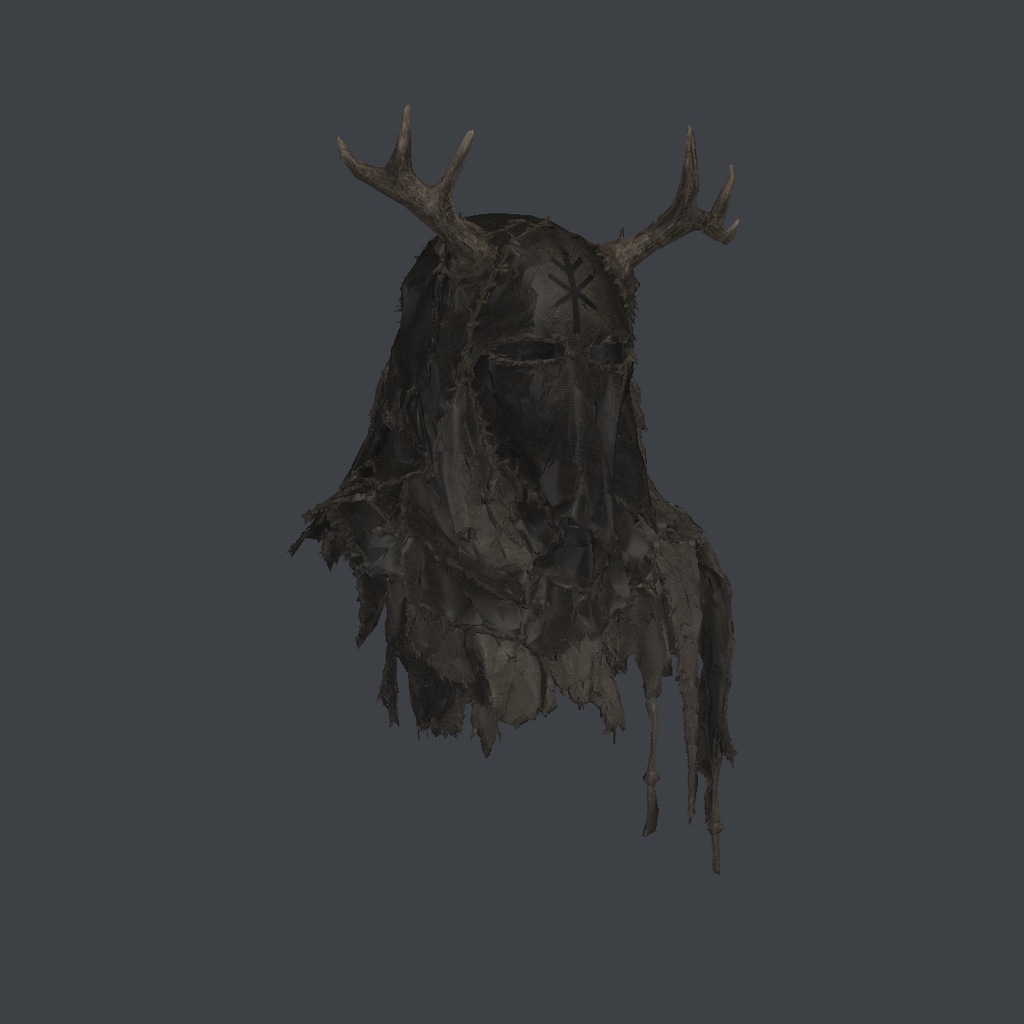 【MA対応】異教の角フード / Pagan Antler Hood
