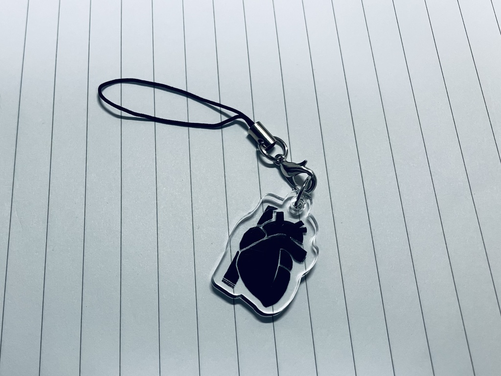 心臓シルエットストラップ