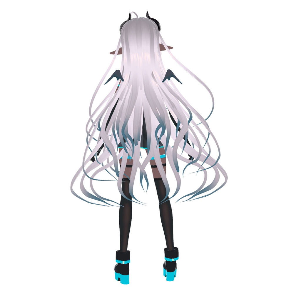 【VRoid・VRM】困ったなぁ×サキュバス「サキュちゃん004」オリジナル3Dモデル