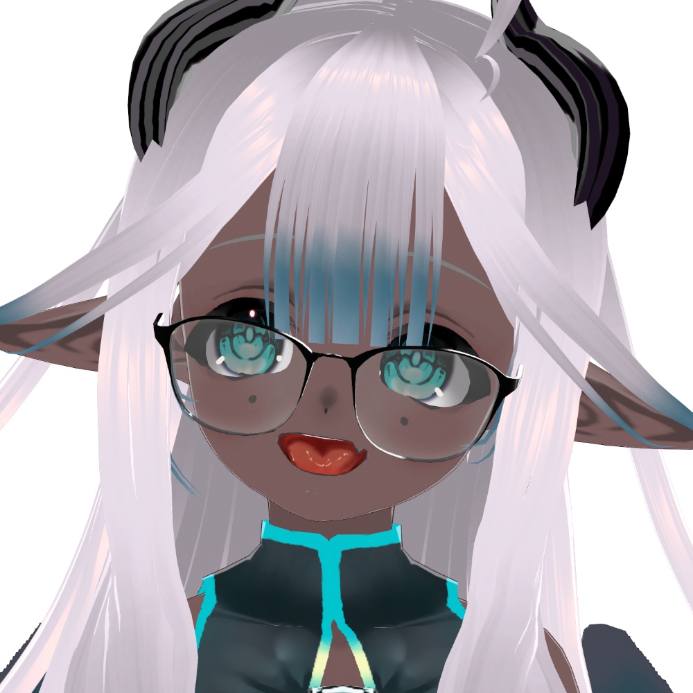 【VRoid・VRM】困ったなぁ×サキュバス「サキュちゃん004」オリジナル3Dモデル