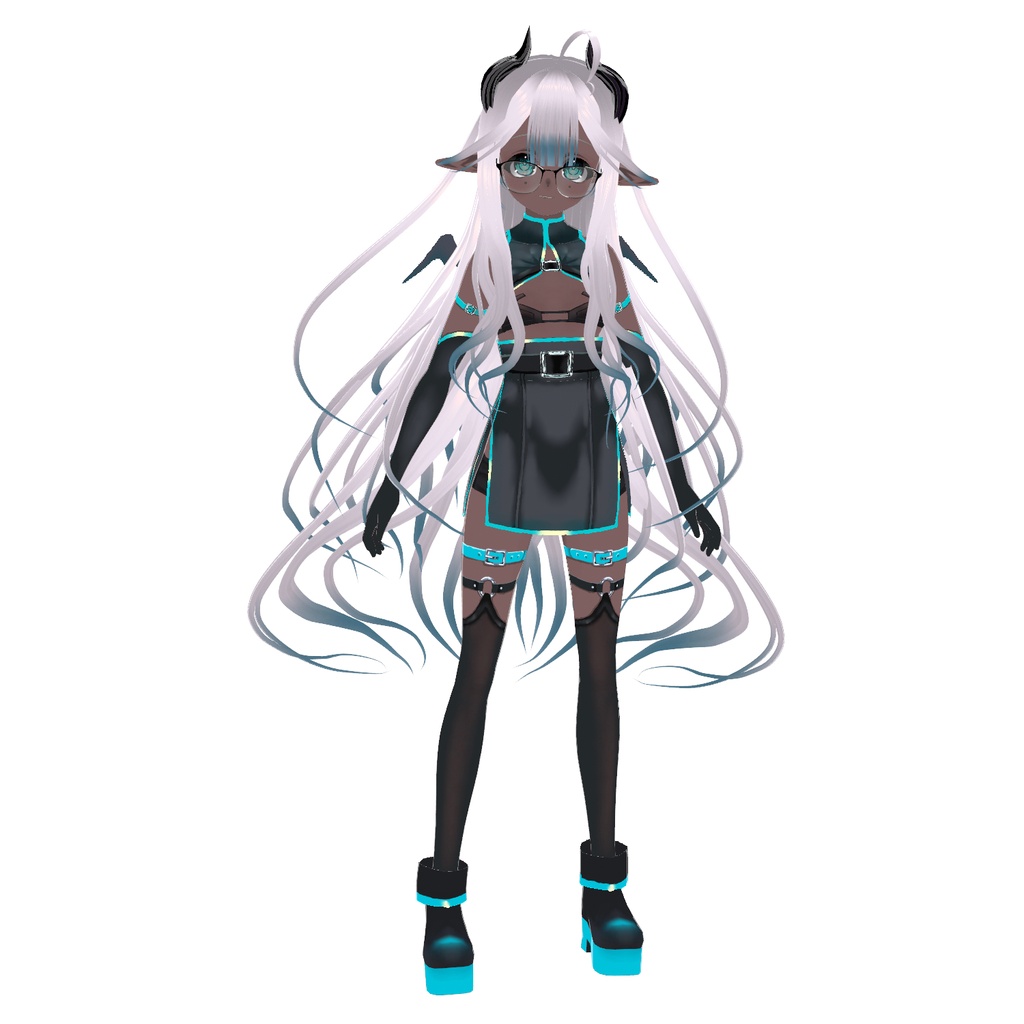 【VRoid・VRM】困ったなぁ×サキュバス「サキュちゃん004」オリジナル3Dモデル